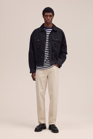 Tony Byxor Herr Vit Ekologisk Bomull