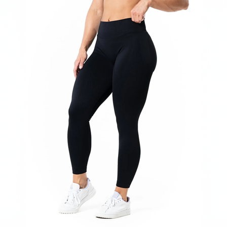 Relode Aura Seamless Scrunch Tights Tall Svart