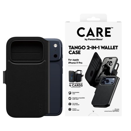 PanzerGlass CARECASE TANGO 2IN1 WALLET W. MAGSAFE IPHONE 17 ACCS