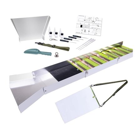 Komplett Guldvaskningssats Kraftig Aluminium Slusslåda Prospekteringsverktygsset