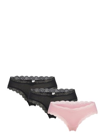 Brief 3 P Cotton Maternity Br Pink Lindex