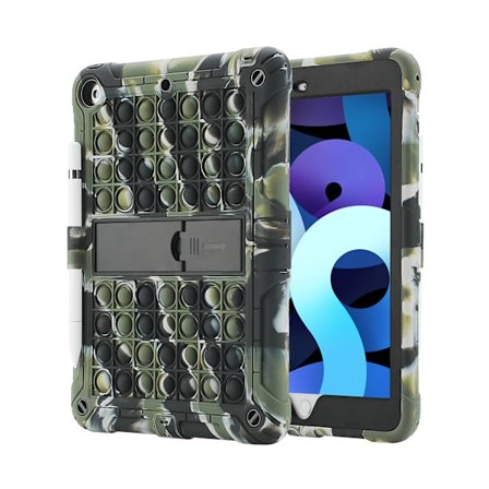 Etui til iPad 9. generation 8. generation 7. generation (iPad 10.2 etui 2021/2020/2019) Stødsikkert beskyttelsescover med blyantholder og skulderrem (