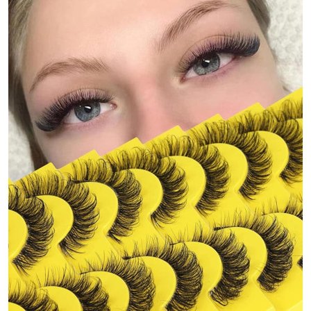 Ryska Strip Lashes D Curl Naturlig Look Faux Mink Fransar