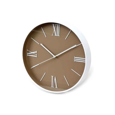 Platinet väggklocka juli (43629)