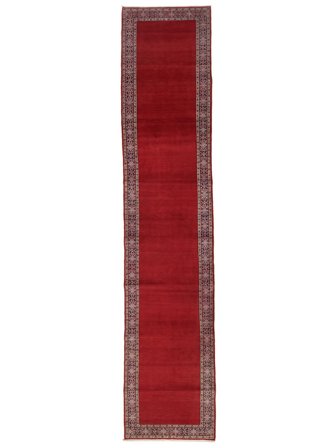 Triângulo Pequeno Kashan Antigo Tapete 105X508 Lã