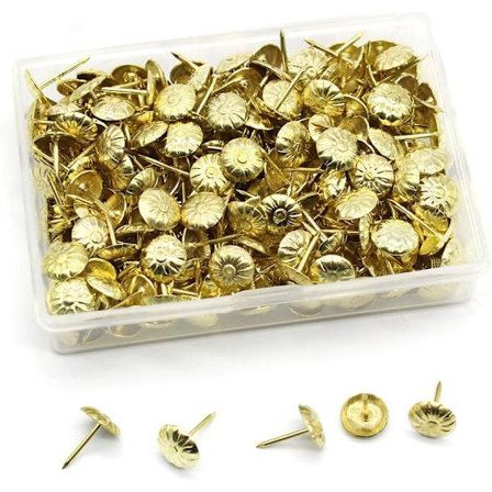 Retro Möbelklädselsstift Dekorativa Spikar Soffa Spikblommor