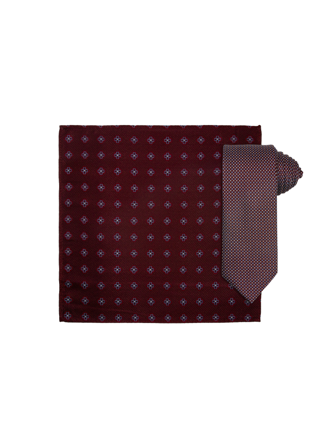 Santi silkeslips og lommetørkle