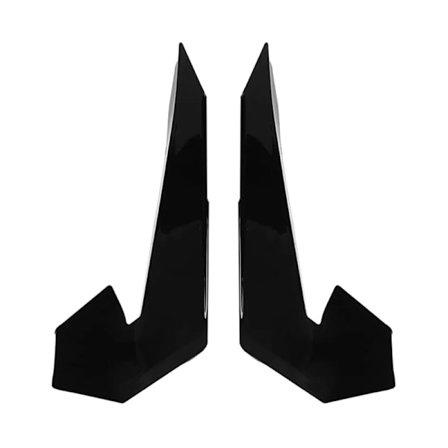 Bumperläpp Spoiler Splitter Canard Klistermärke för 10:e typ-R 2019-2021