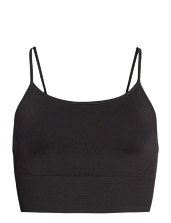 Hilde Seamless Sports Bra Black Rethinkit Studios