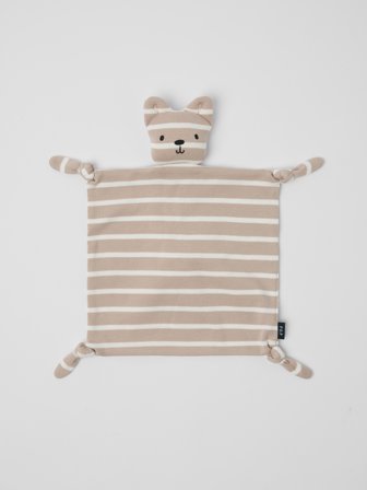 Raidallinen uniriepu Polarn O. Pyret Onesize lastenvaatteet beige