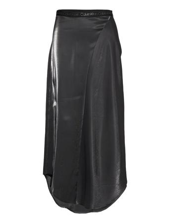 Shine Ankle Skirt Black Calvin Klein