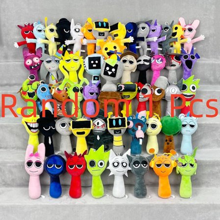 Hot Sprunki pehmolelut sarjakuva tyynytäytteiset nuket -Satunnainen 1kpl Iso alennus