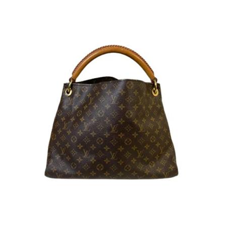 Louis Vuitton Vintage Pre-owned Canvas louis-vuitton-Tass , Bruin , Dames , Maat: ONE Size Vintage Tassen