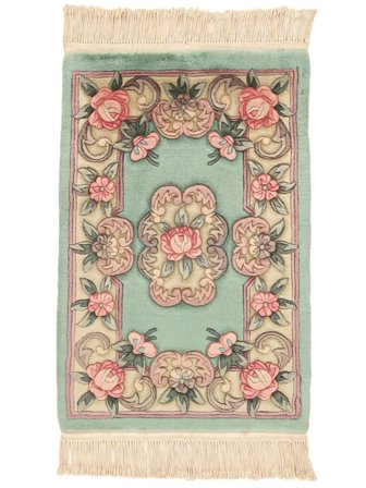 Handgeknüpft China 90 Line Teppich 60X90 Braun/Beige