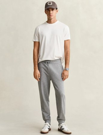GANT Reg Shield Sweatpants - Grey - M