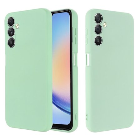 Galaxy A24 4G Mobilskal Liquid Silicone - Grön
