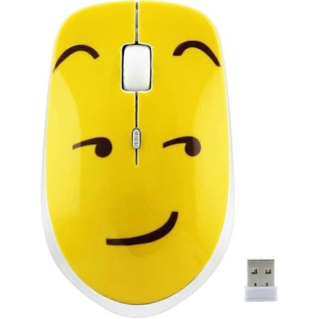 2,4 GHz Trådlös Mus Söt Tyst Trådlös Mus Bärbar Optisk Mus Cartoon Datormus för Laptop Desktop PC(A)