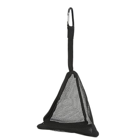 Camping Tør Net Udendørs Hængende Trekantet Opbevaringsnet Mesh Organizer til Bestik Mad Grøntsager S 5.9in