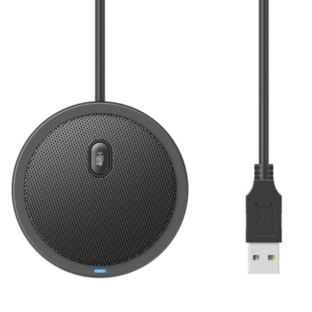 Um02 Usb Omni-retningsmikrofon til møder, forretningskonferencer, computer, stationær, bærbar pc, stemmechat, videospil, live-udsendelse