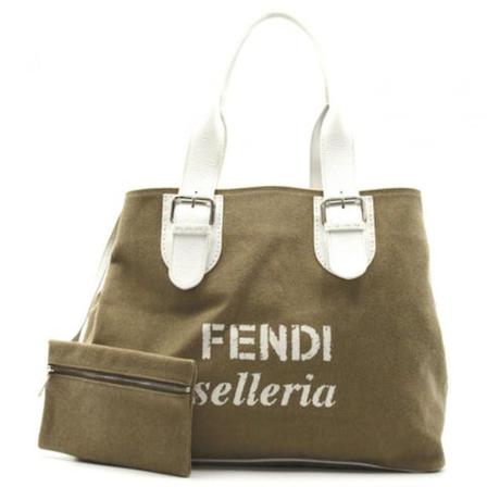 Fendi Vintage, Pre-owned Tote Bag Bruin, Dames, Maat:ONE Size,Canvas