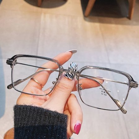 Anti-Blue Light Glasögon Överdimensionerade glasögon GRÅ GRÅ