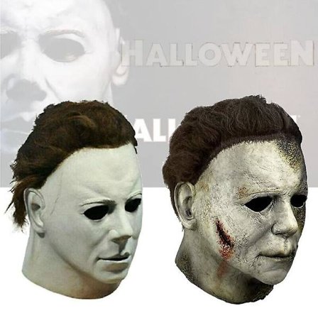 Michael Myers -naamio Cosplay Halloween Latex Täysi Pää Aikuisen Koko Fancy Dress Prop