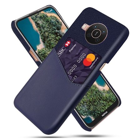 Bofink Nokia X10 / Nokia X20 skal med korthållare - Blå