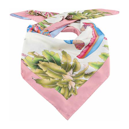 Salvatore Ferragamo Scarf 310118756254 rosa, Dam Sjalar, Dam, Storlek: ONE SIZE