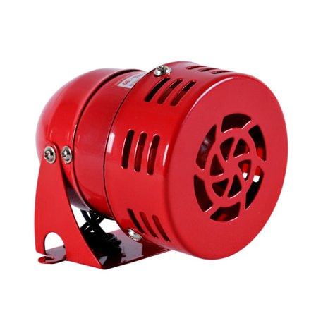 220 V Kraftfullt Externt Larm, 120 dB Siren Larm, Rött Motorrörshorn för Industri och Båtar