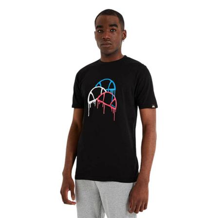 Ellesse, Koszulka męska Ellesse T-Shirt Graff Tee Czarny, Mężczyzna, Rozmiar: M