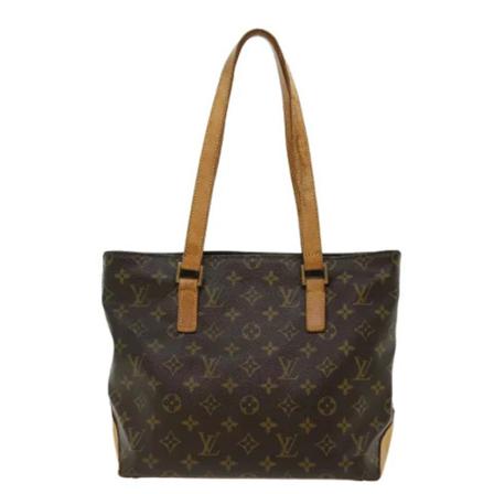 Louis Vuitton Vintage, Pre-owned Cabas Piano Monogram Tote Bag Bruin, Dames, Maat:ONE Size