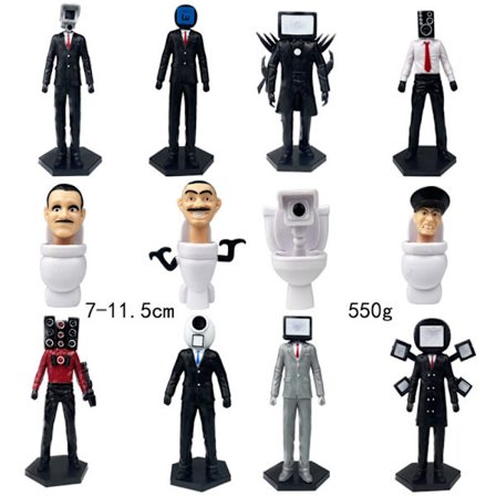 6-17stk Toalett Mann Skibidi Modell 12STK-H 12STK-H