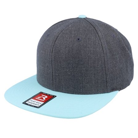 Richardson - Gris snapback Casquette - 510w Combination Heather Charcoal/Blue Tint Snapback @ Hatstore