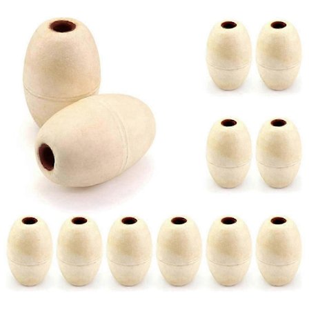 Oval vandflåd, 12-pak, 1/2 tomme hul, 3,5x 5,5 tommer, kompatibel med pools, vandskiliner, ankerliner, Wh