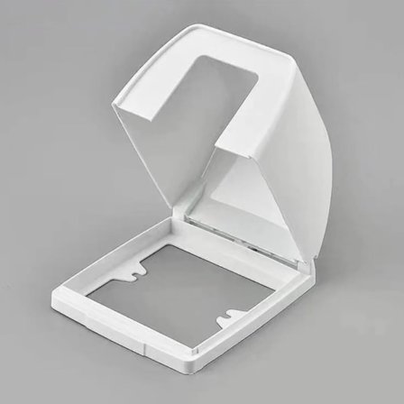 Afbryderdæksel Stikkontakt Vandtæt Boks HVID