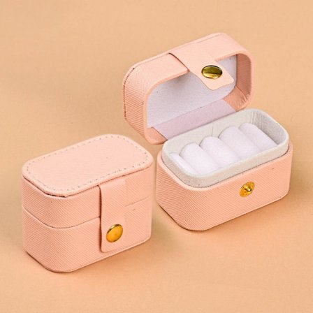 Sormusrasia, Hieno Nahkainen Korurasia - Nude Pinkki