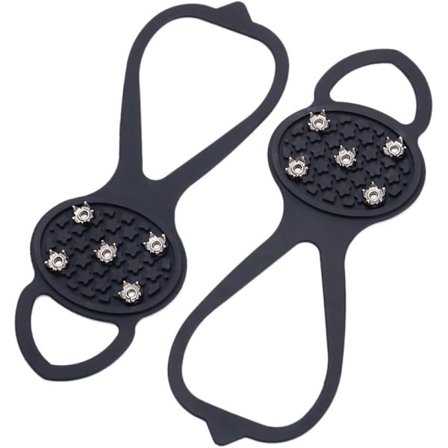 1 par af anti-slip pigge og snekløer til sko på is og