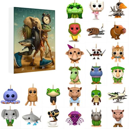 Tung Tung Tung Sahur Adventskalender, 24 dagars nedräkningskalender, 2025 Adventskalenderkollektion Dekorativ gåva