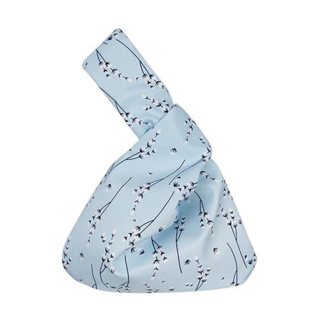 Knot Wrist Bag Handle Bag BLÅ