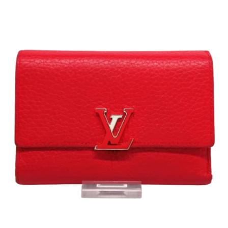 Louis Vuitton Vintage, Pre-owned Leather wallet Rood, Dames, Maat:ONE Size