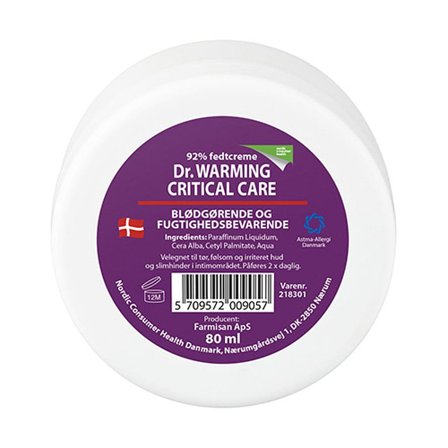 Dr. Warming Critical Care i krukke 80 ml, Skincare, Kropspleje, Øvrig