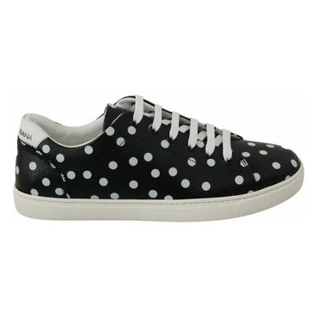 Dolce & Gabbana Polka Dots Sneakers Sort, Dame, Størrelse: 35 1/2 EU