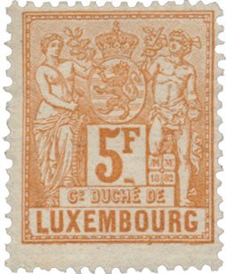 Luxembourg 1882 - MICHEL 56 - Ubrugt