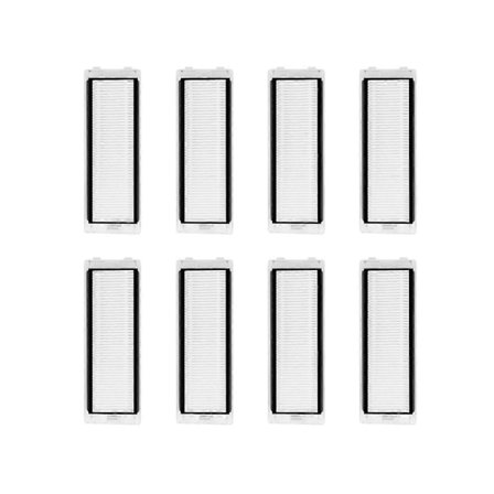 8 stk. til P10 / Q Robot Støvsuger Reservedele Hepa Filter