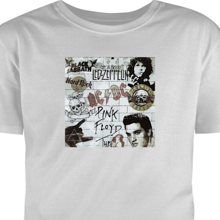 T-Shirt Rockband Klassiker Musikkonsert Gitar