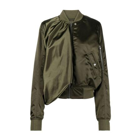 Rick Owens, Bomber Jackets Groen, Dames, Maat:XS