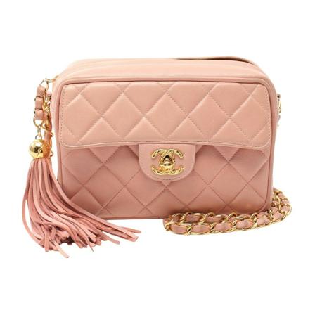 Chanel Vintage Pre-owned Cross Body Väska rosa, Dam Vintage Väskor, Dam, Storlek: ONE SIZE