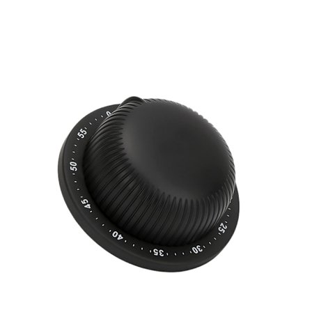 Mekanisk køkkentimer, adsorberbar magnetisk timer, vandtæt rustfrit stål genanvendelig timer, 60 minutters nedtælling, egnet til kogte æg, kok