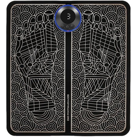 Ems fotmassagematta elektrisk dyna, elektrisk fotmassageapparat Ems fotmassagemaskin, USB-laddningsbar