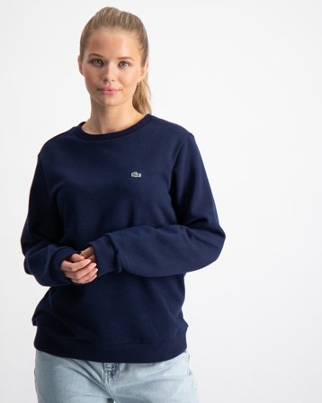Lacoste SWEATSHIRT CREW Bleu Pulls Fille - Kids Brand Store
